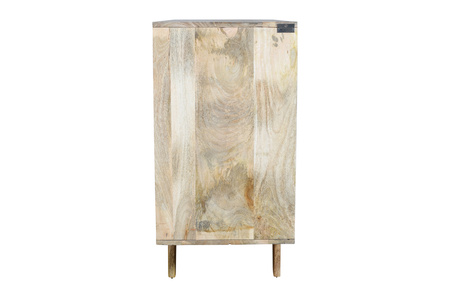 Czterodrzwiowa komoda z naturalnego drewna Mango ST-05-MN