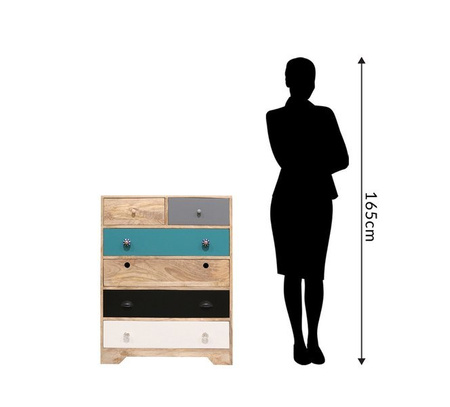 Komoda drewniana w skandynawskim stylu