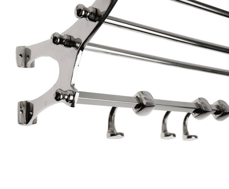 Luksusowy niklowany wieszak ścienny styl NEW YORK