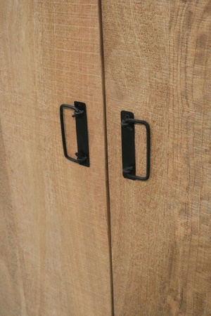 Dwudrzwiowa szafa z szufladą w stylu industrialnym SH-21-MN