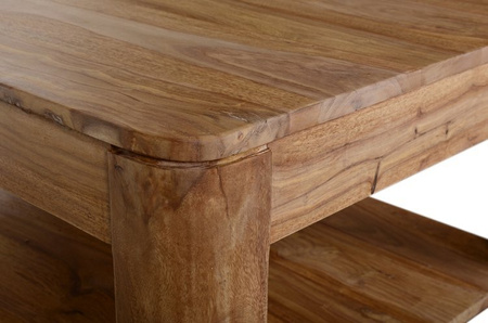 Kolonialny stolik kawowy z półką BA-10-TP