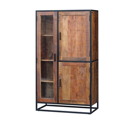 Loftowa witryna z efektem przecieranego drewna MC-11-AWL