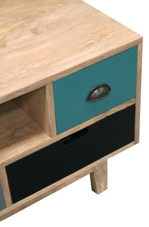 Szafka RTV drewniana w skandynawskim stylu