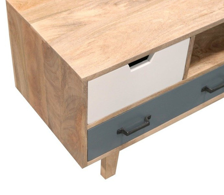 Szafka RTV drewniana w skandynawskim stylu