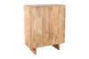 Stylowa komoda bieliźniarka z naturalnego mango – 2 drzwi, wysoka, 120 cm | HG-02-MN