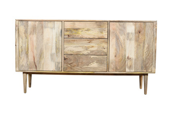 Minimalistyczna komoda z naturalnego drewna FT-04-MN