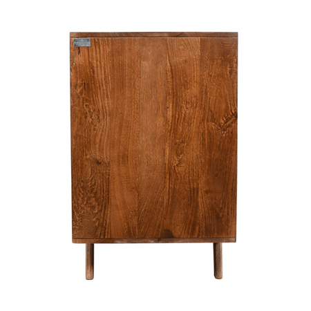 Minimalistyczna komoda z ciemnego drewna ST-07-MWL