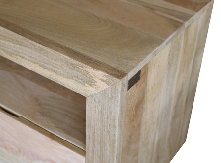 Duża szafka RTV z drewna mango z szufladami VR-31-MN