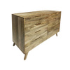 Duża komoda, bieliźniarka z szufladami z naturalnego drewna mango ST-22-MN