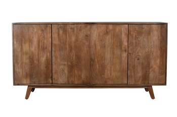 Czterodrzwiowa komoda drewniana w stylu skandynawskim ST-05-MWL