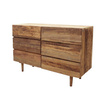 Rustykalna komoda ze starego drewna z szufladami CTR-137558-OLD