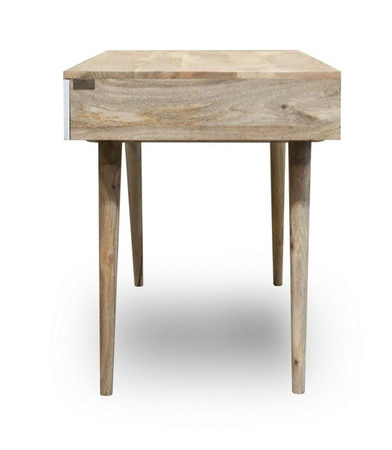 Skandynawskie biurko z naturalnego drewna OSLO-ST21-MN