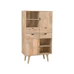 Skandynawska biblioteczka z szafkami OSLO-ST04-MN