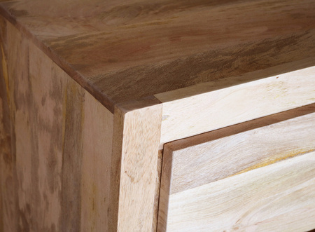 Komoda z szufladami z drewna Mango naturalne NR-05-MN