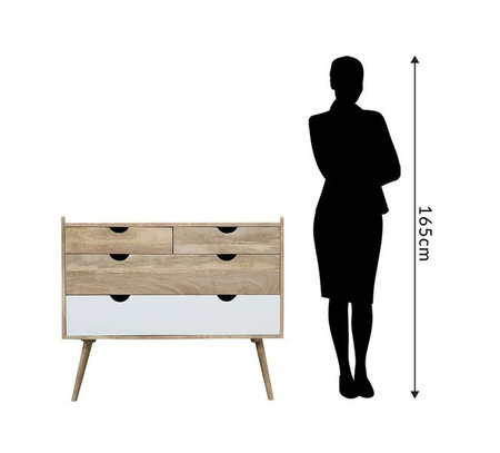 Nowoczesna komoda z szufladami OSLO-ST10A-W