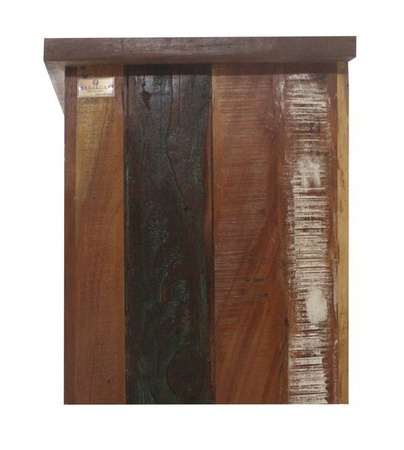 Rustykalna biblioteczka z szufladą i szafką RST-SBP116-RC