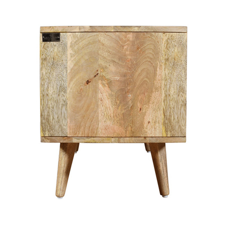 Naturalna szafka RTV w stylu Boho GR-11-MN