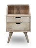 Szafka nocna z naturalnego drewna OSLO-ST12-MN