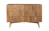 Drewniana komoda z szufladami z falowanymi frontami ANK-8