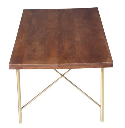 Glamour stolik kawowy na złotych nogach RG-06-MWL