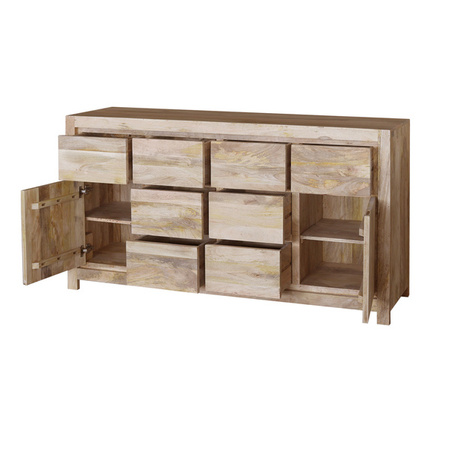Komoda z szufladami z drewna Mango naturalne NR-05-MN