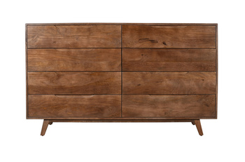 Duża komoda, bieliźniarka z szufladami z drewna mango w kolorze orzech włoski ST-22-MWL