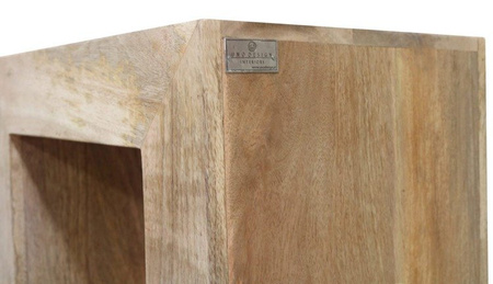 Wąski regał drewniany w stylu nowoczesnym VR-10-MN