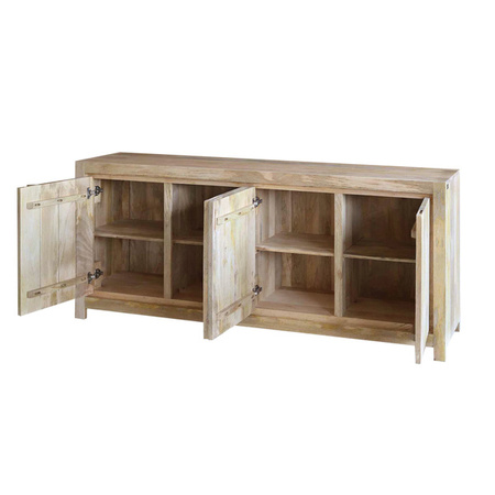 Duża nowoczesna komoda z drewna Mango NR-04-MN