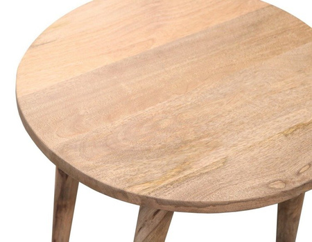 Okrągły stolik kawowy w stylu scandi OSLO-ST18