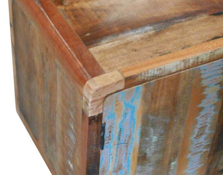 Szafka RTV vintage z drewna z odzysku