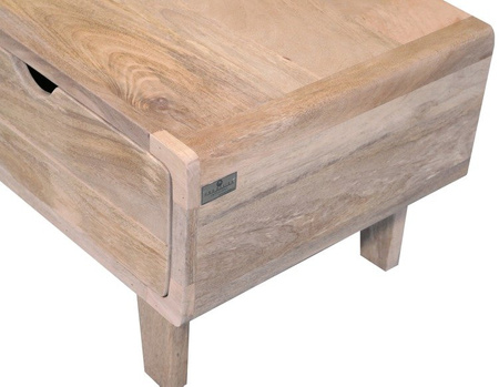 Drewniany stolik kawowy z szufladami RT-03-MN