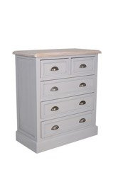 Komoda z szufladami w stylu Hampton LI-17418