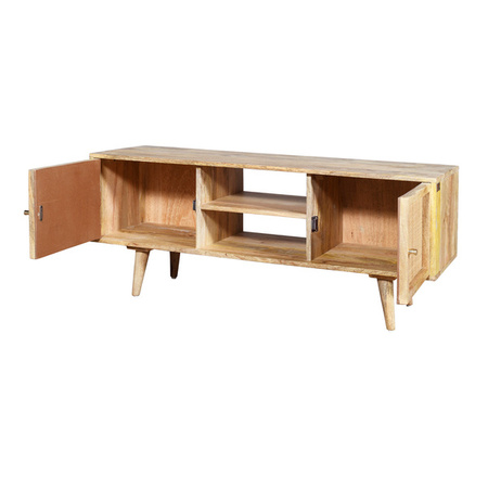 Naturalna szafka RTV w stylu Boho GR-11-MN