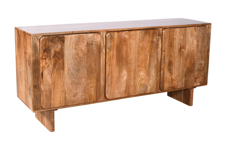 Nowoczesna komoda mango karmel 165x43x75 cm HG-03-CR