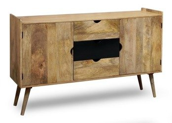 Skandynawska komoda z półkami i szufladami OSLO-ST09-B