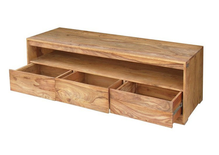 Drewniana szafka RTV z szufladami CO-03-TP