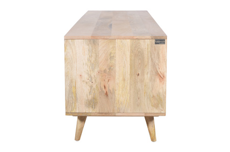 Drewniana szafka RTV w stylu boho PQ-PR13-MN