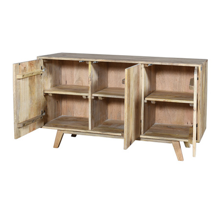 Skandynawska komoda z naturalnego drewna Mango ST-06-MN