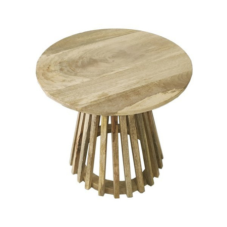 Okrągły stolik kawowy z lamelami ST-08-MN