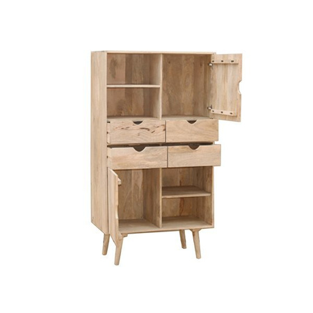 Skandynawska biblioteczka z szafkami OSLO-ST04-MN