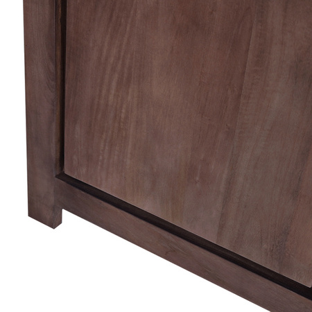 Pojemna komoda z szafkami drewno Mango orzech włoski NR-04-MWL