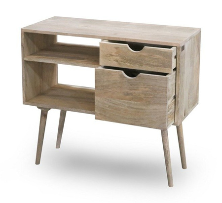 Skandynawska szafka RTV na wysokich nóżkach OSLO-ST06-MN