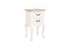 Biała szafka z szufladami na giętych nogach LY-14B521