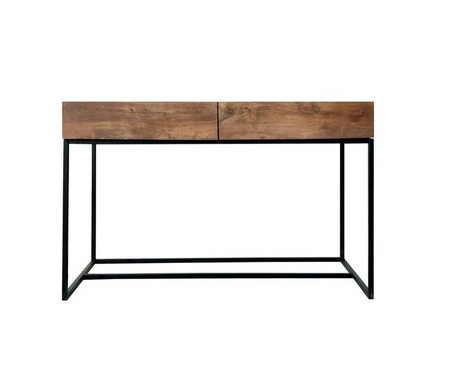 Biurko industrialne, biurko drewniane, biurko loft, mango orzech włoski