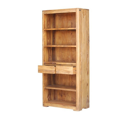 Minimalistyczna biblioteczka z drewna BA-07-TP