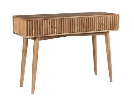 Konsola drewniana , konsola akacja naturalna , konsola z szufladami, konsola lamele, konsola nowoczesna