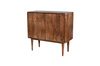 Dwudrzwiowa komoda FT-05-MWL z drewna mango w kolorze orzech włoski 
