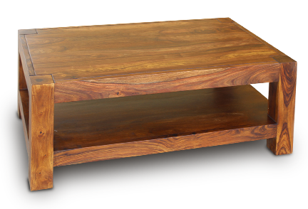 Prostokątny stolik kawowy z drewna VR-02-50P