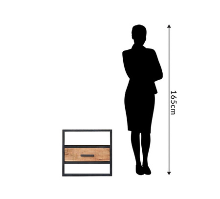 Industrialna szafka nocna z szufladą MC-06-ANL