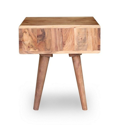 Szafka nocna skandynawska, pomocnik drewniany skandynawski, meble drewniane skandynawskie